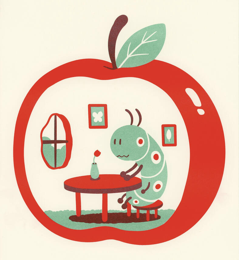 Worm Home Risograph